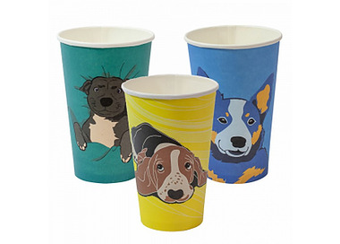 Coffee Cup 16oz Dog Series 1000/Ctn