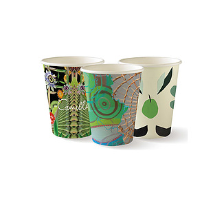 Biopak Coffee Cup 8oz (90mm) Art Series 1000/Ctn