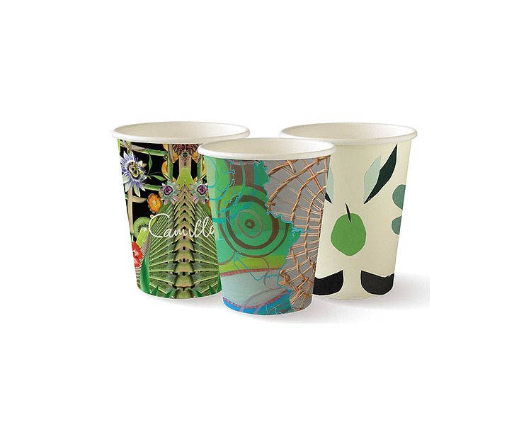 Biopak Coffee Cup 8oz (90mm) Art Series 1000/Ctn