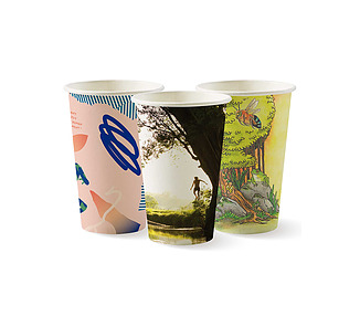 Biopak Coffee Cup 12oz Art Series 1000/Ctn