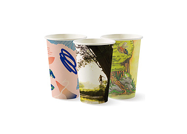 Biopak Coffee Cup 12oz Art Series 1000/Ctn