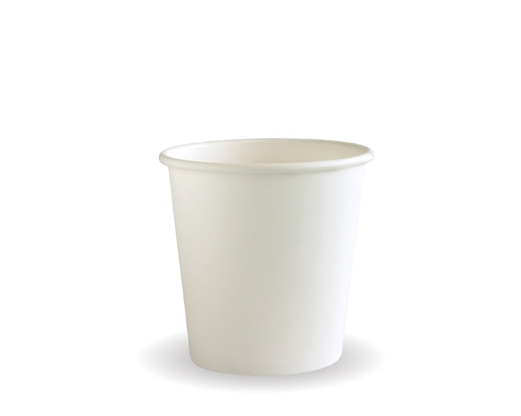 Biopak Coffee Cup 4oz White 2000/Ctn