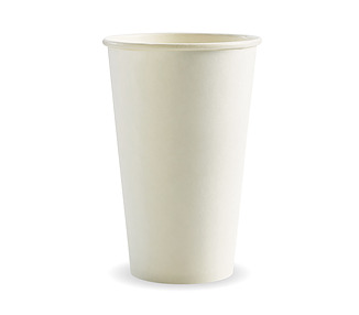 Biopak Coffee Cup 16oz White 1000/Ctn