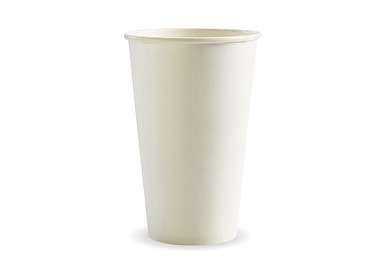 Biopak Coffee Cup 16oz White 1000/Ctn