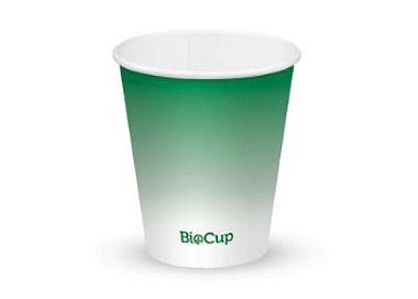 Biopak Cold Cup W & M 10oz 300ml Green Fade 1000/Ctn