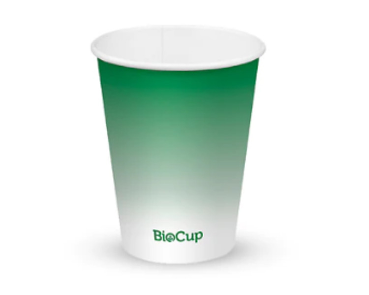 Biopak Cold Cup 12oz 360ml Green Fade 1000/Ctn