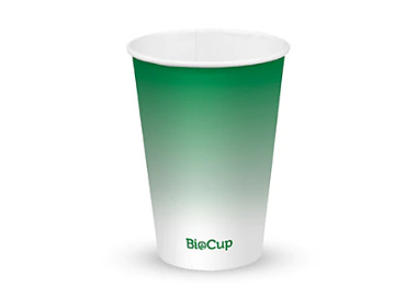 Biopak Cold Cup W & M 14oz 420ml Green Fade 1000/Ctn