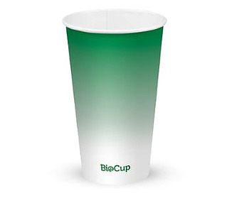 Biopak Cold Cup 16oz 500ml Green Fade 1000/Ctn