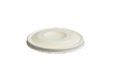 Biocane Flat Lid White 90mm 1000/Ctn