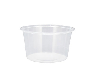 Container Plastic Round 440ml 500/Ctn