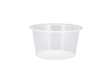 Container Plastic Round 440ml 500/Ctn