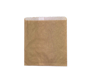 Paper Bag Brown Greaseproof Lined 240 x 200mm 500/Pkt