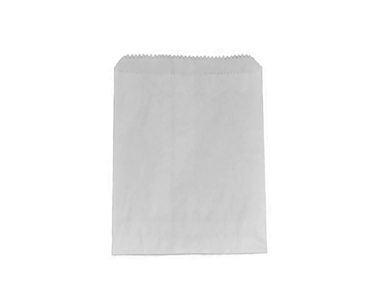 Paper Bag White Greaseproof 175 x 145mm 500/Pkt