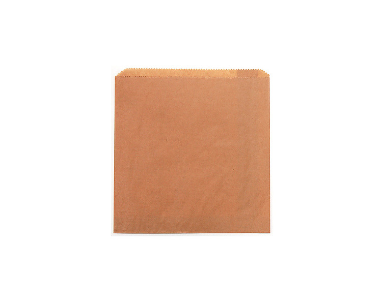 Paper Bag Brown Greaseproof 200 x 205mm 500/Pkt