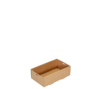 Catering Box Kraft Extra Small 252 x 153 x 80mm 100/Ctn