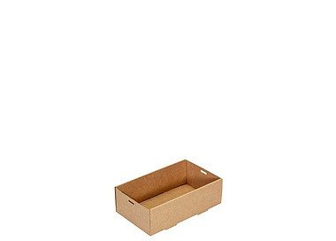 Catering Box Kraft Extra Small 252 x 153 x 80mm 100/Ctn