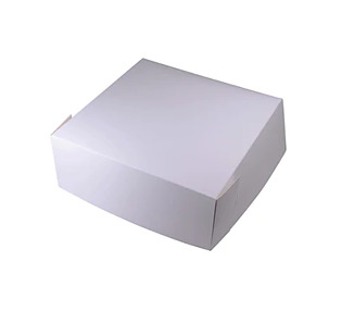 Cake Box White 10 x 10 x 5" 100/Pkt