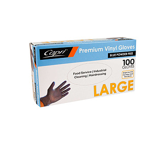 Glove Blue Powder Free Large 100/Pkt