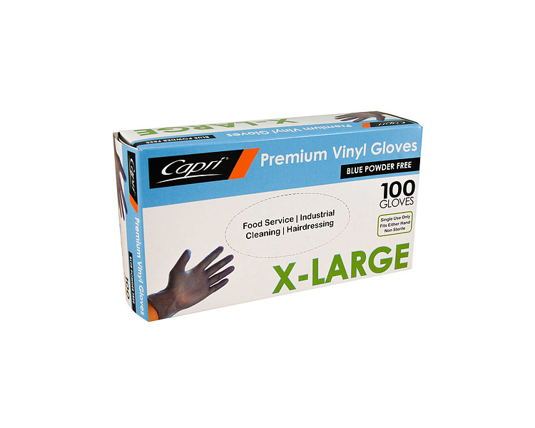 Glove Blue Powder Free X-Large 100/Pkt