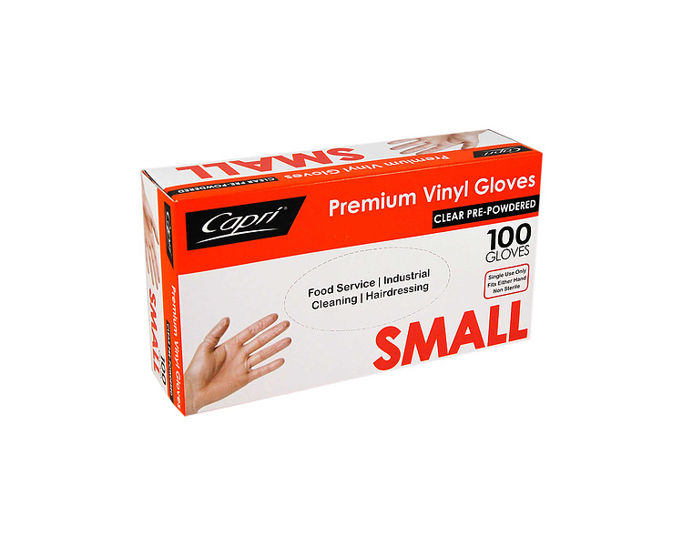 Glove Clear Powdered Small 100/Pkt