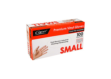 Glove Clear Powdered Small 100/Pkt