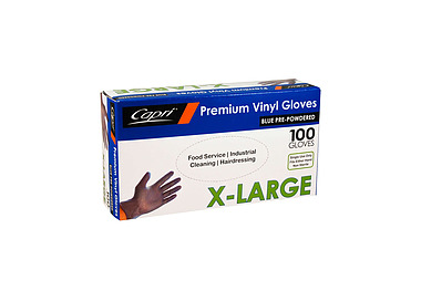 Glove Blue Powdered X-Large 100/Pkt