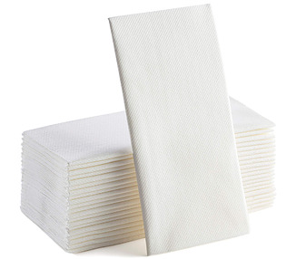 Dinner Napkin Airlaid GT Fold White 250/Ctn