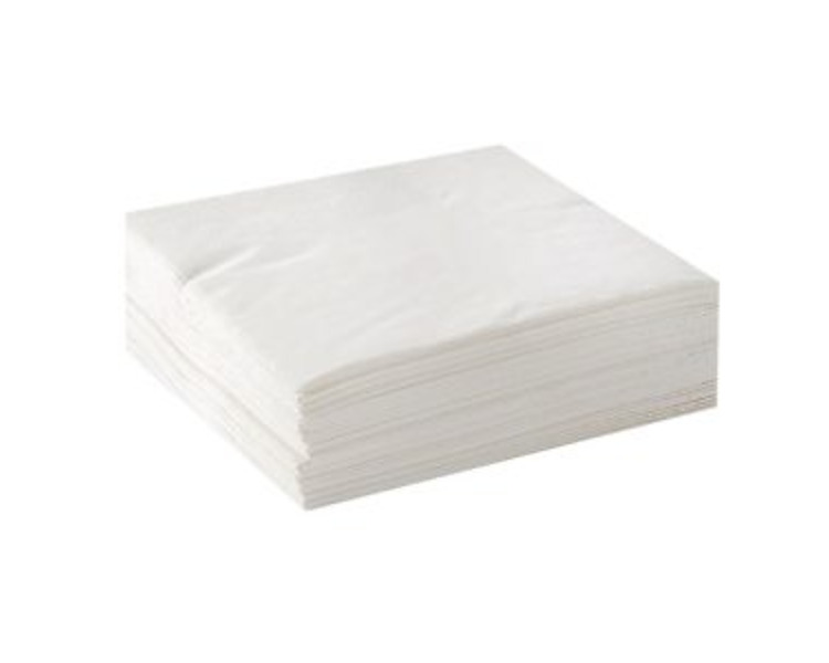 Lunch Napkin 1Ply White 3000/Ctn