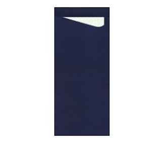 Pochetta Cutlery Pouch 2Ply Napkin Navy Blue 350/Ctn