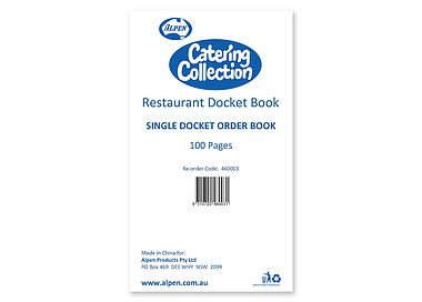 Single Docket Book 100 Pages 10/Pkt