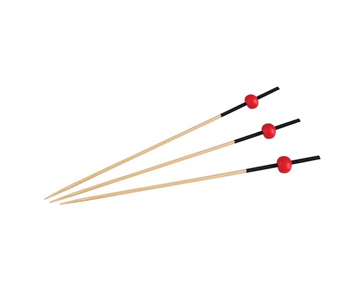 Bamboo Skewer Rio Ends 12cm 100/Pkt