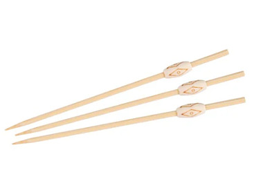 Bamboo Skewer Aztec Ends 12cm 100/Pkt