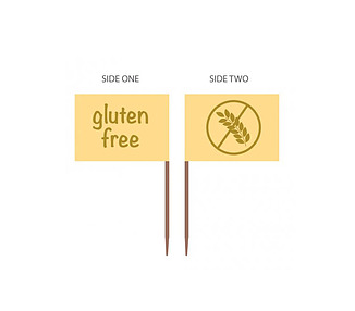 Food Markers Gluten Free 500/Pkt