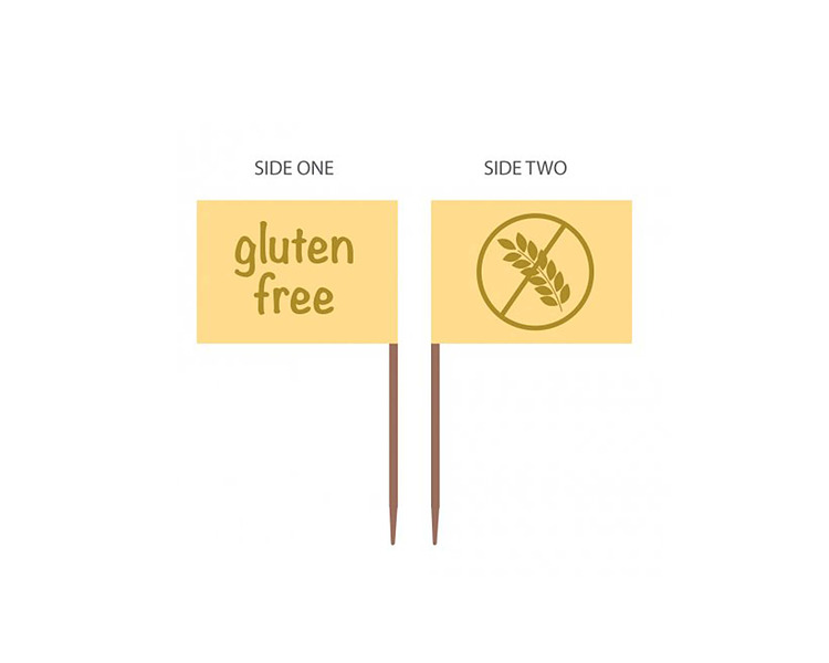 Food Markers Gluten Free 500/Pkt