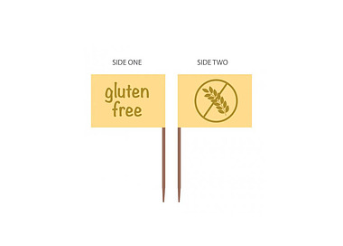 Food Markers Gluten Free 500/Pkt