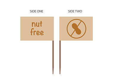 Food Markers Nut Free 500/Pkt