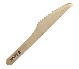 Wooden Knife Coated 160mm 1000/Ctn