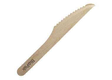 Wooden Knife Coated 160mm 1000/Ctn