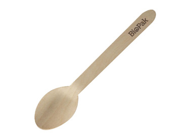 Wooden Spoon Coated 160mm 1000/Ctn