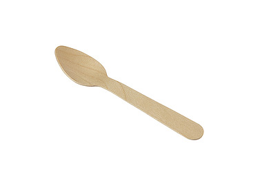 Wooden Teaspoon 100mm 1000/Ctn