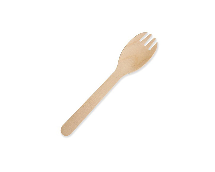 Wooden Spork 160mm 1000/Ctn