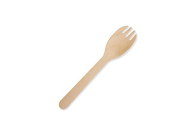 Wooden Spork 160mm 1000/Ctn