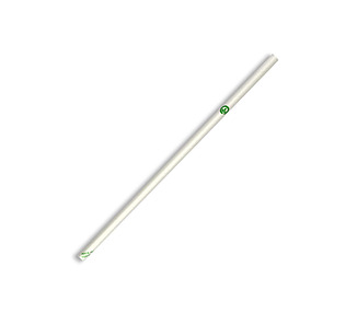 Paper Straw Regular White 2500/Ctn