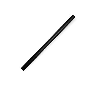 Biopak Paper Straw Jumbo Black 2500/Ctn