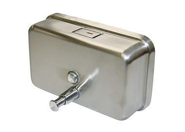 Horizontal Stainless Steel Soap Dispenser