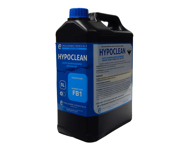 Hypoclean (FB1) Chlorinated Machine Dishwashing Detergent 5L