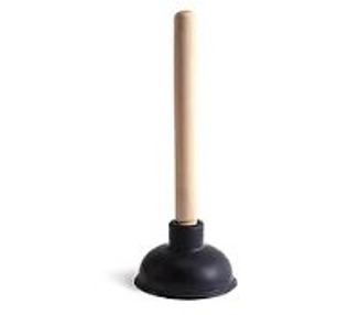 Plunger Black Rubber Small