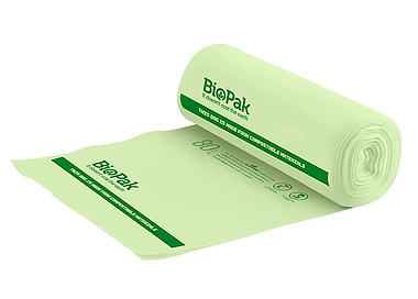 Bioplastic Bin Liner Green 80L 240/Ctn