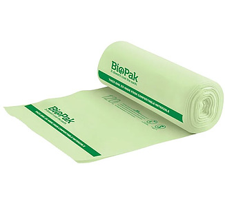 Bioplastic Bin Liner Green 120L 144/Ctn