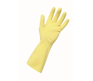 Glove Rubber Flock Lined Small 1/Pair 12Pairs/Pkt